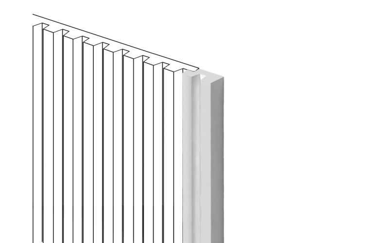 Финишный молдинг HIWOOD LF129B NP
